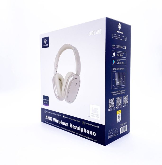 Naushnik Bluetooth LENYES LH62 ANC Beige