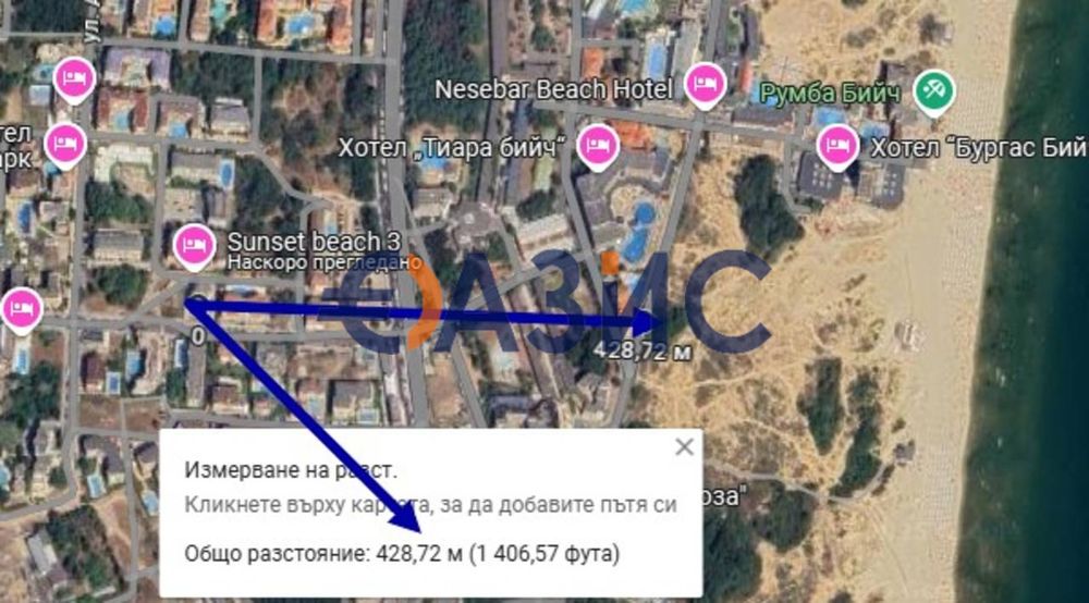 Продава се Двустаен апартамент в к.к. Слънчев бряг - 55 кв.м за 742 €/кв.м - Снимка #14