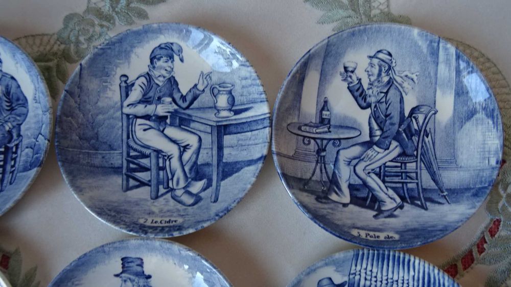 Шест мини чинийки Boch Royal Sphinx Holland Blue Delft