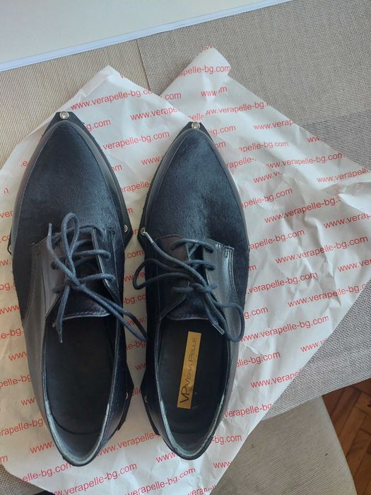 Дамски обувки Vera Pelle 37 номер