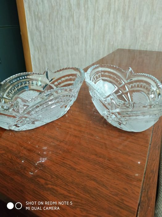 Продам Хрустальные салатники Лодья