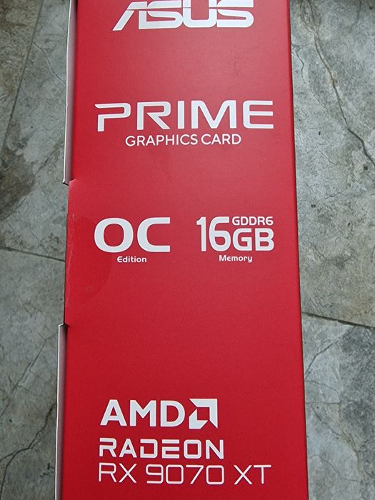 Placa video ASUS Prime Radeon RX 9070 XT OC Edition, 16GB GDDR6