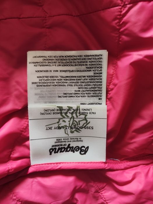 Яке Bergans 5395 DOWN LT LADY JKT - пух розово дамско