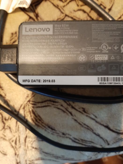 încărcător  20V USB-C Laptop  Lenovo