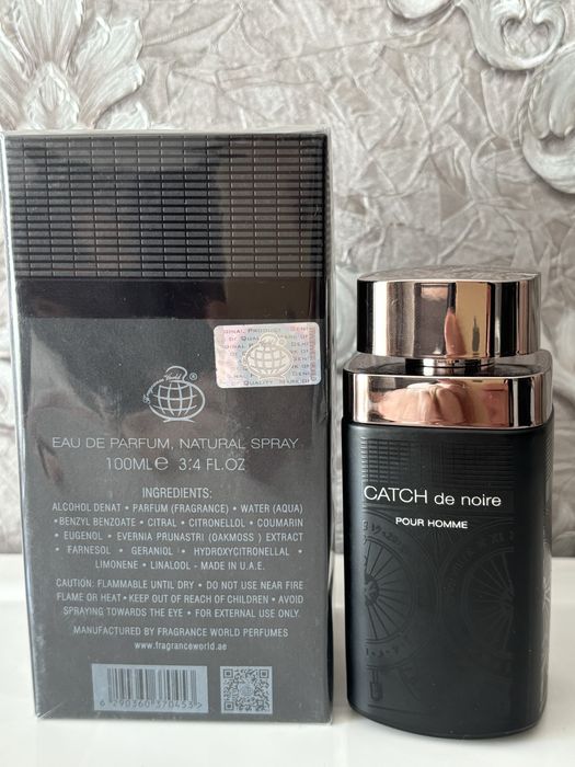 Catch de Noire Pour Homme, 100 мл Оригинал