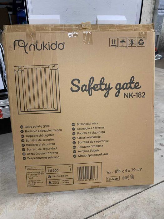 Nukido бариера 76–104 см за куче, с драскотини, здрава