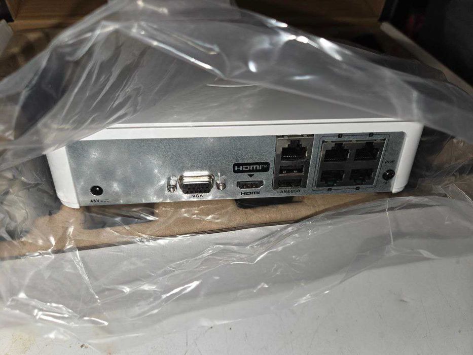 Продавам видеонаблюдение NVR + 4 IP камери Hikvision