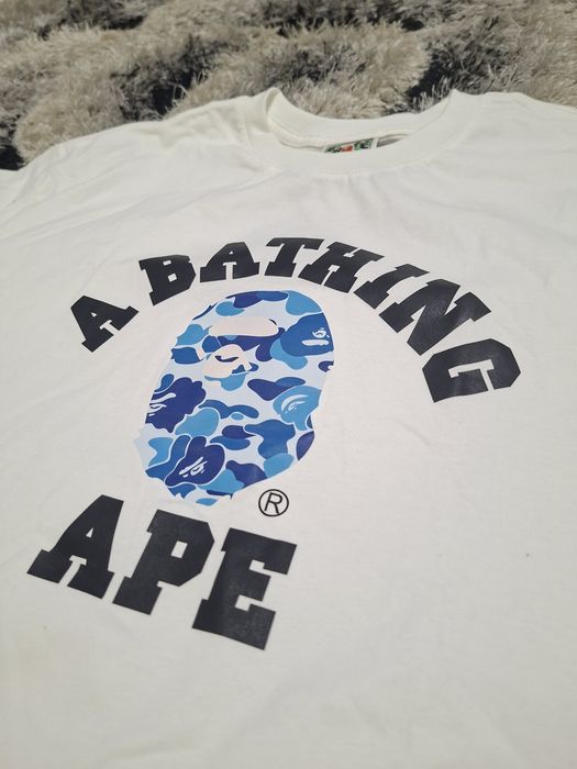 Tricou BAPE "A Bathing Ape" alb