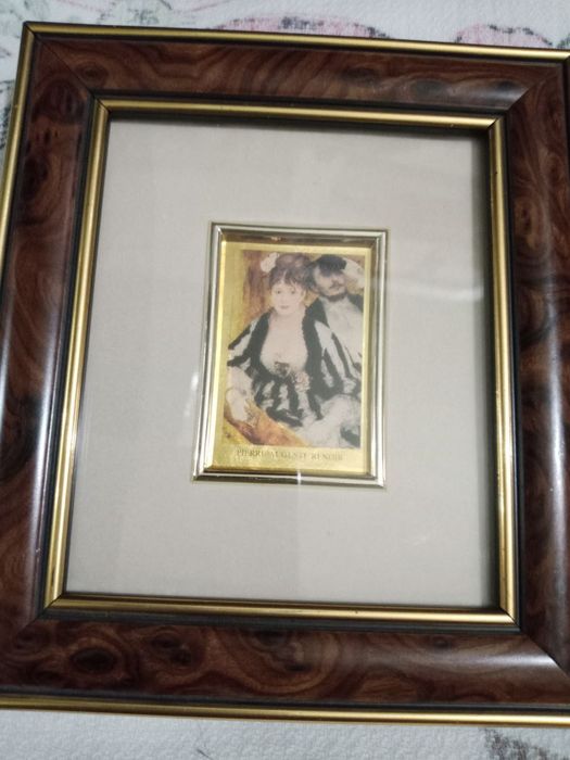 Хромолитография картин с сусальным золотом