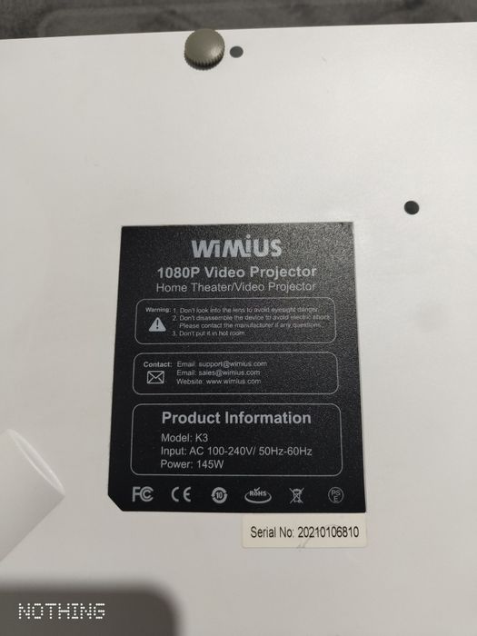 Video proiector fullhd Wimius K3