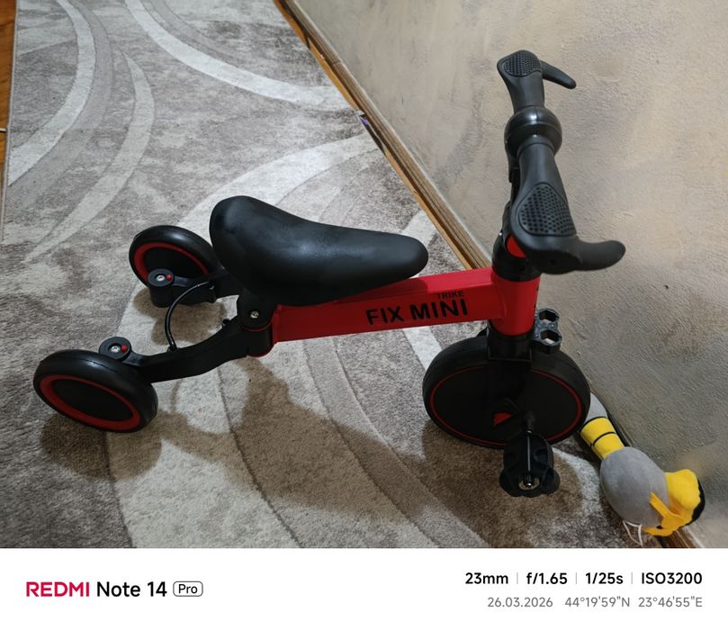 Bicicleta copii 3 în 1