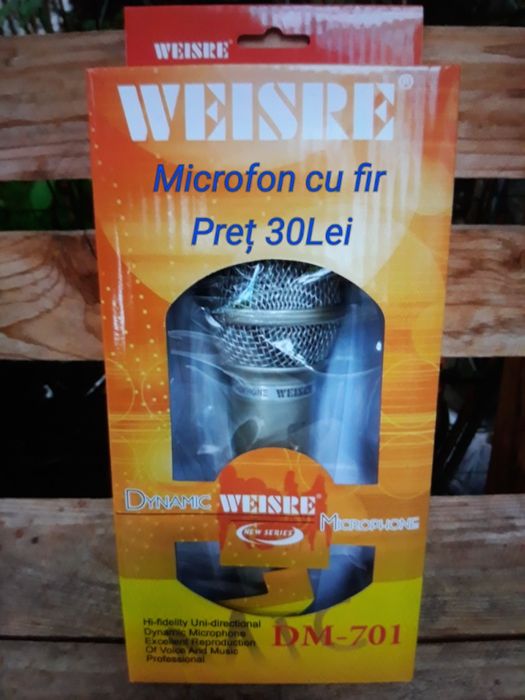 Microfon  cu Fir (nou)