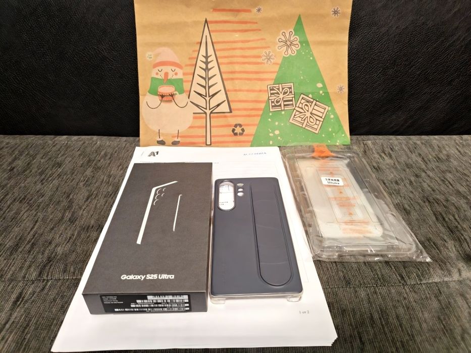 КАТО НОВ 512GB Samsung S25 Ultra A1 Гаранция 2027 Gray | Сив