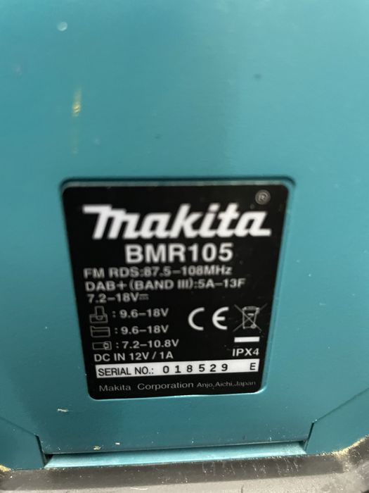 Радио makita dmr 105