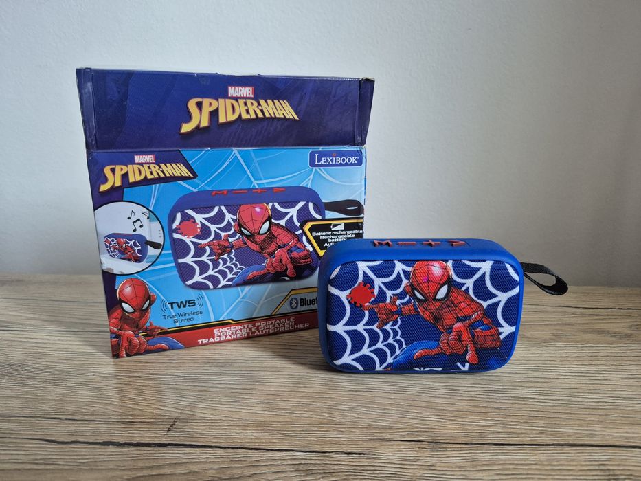 Boxă portabilă Lexibook - Spider-Man BT018SP, albastru /roșu