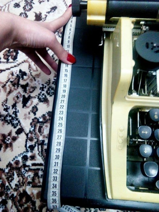 Печатная машинка рабочая 1987г., Германия, новая, в кейсе.