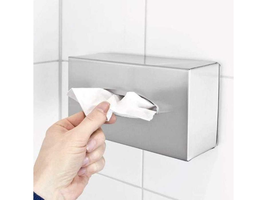 НОВА! Кутия за козметични кърпи салфетки неръждаема стомана