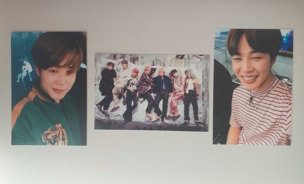 сет уникални картички на BTS голям размер чисто нови