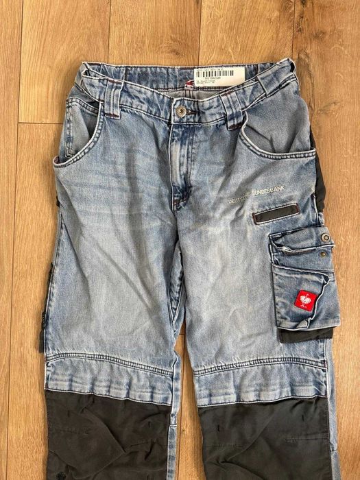 Engelbert Strauss 46 S barbati Denim Workwear pantaloni