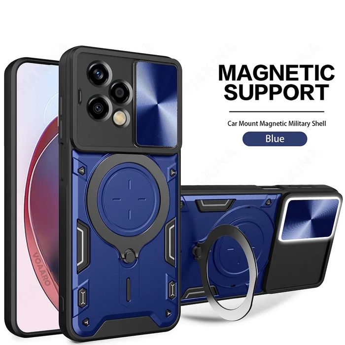 Honor 200 Pro / 200 / GIANT RING Удароустойчив кейс с пръстен