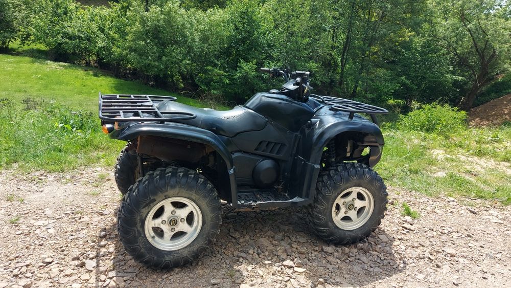 Cf moto 520cc 4x4 cu troliu recent adus în țară