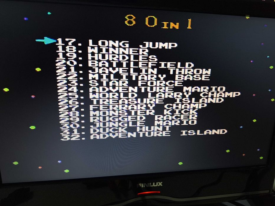 80 in 1 games, caseta discheta clasica cu joc pentru consola TV