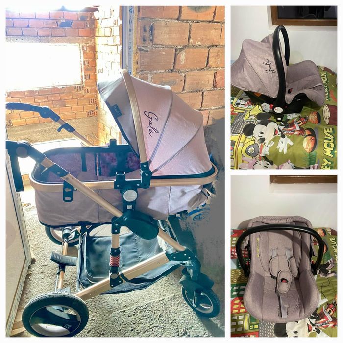 Детска количка 3 в 1 с кош