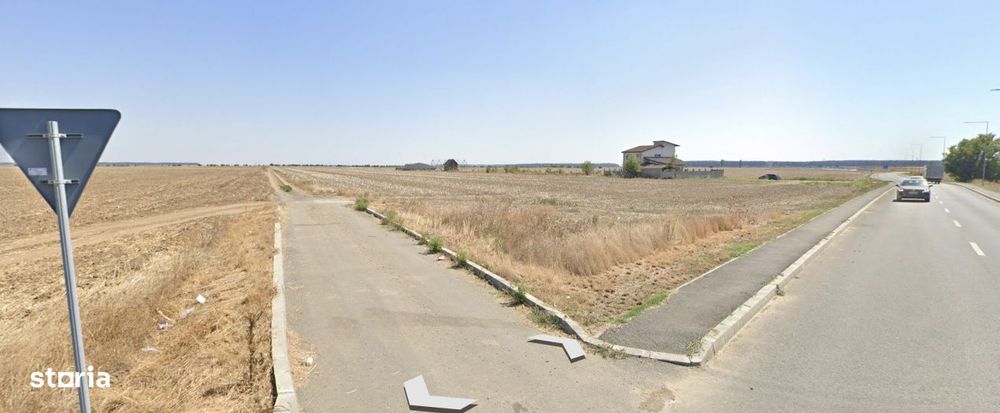 Teren 9.900 mp Branesti, deschidere 26 m ,industrial sau rezidential