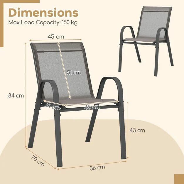 Set de 2 scaune gradina