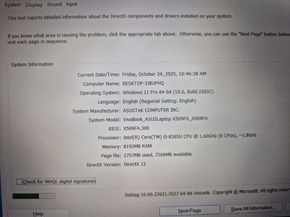 Asus A509F i5 8th, 8/256gb AMANET Lazar Crangasi 40388