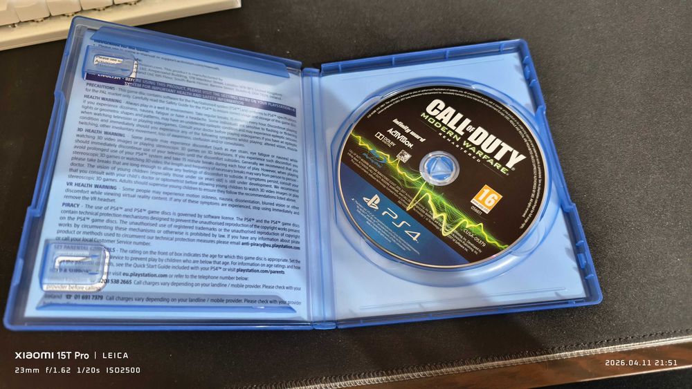 Продавам Call Of Duty Moder Warfare Remastered за PS4