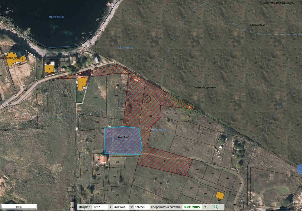 Продава се Парцел в Черноморец - 1948 кв.м за 51 €/кв.м - Снимка #8