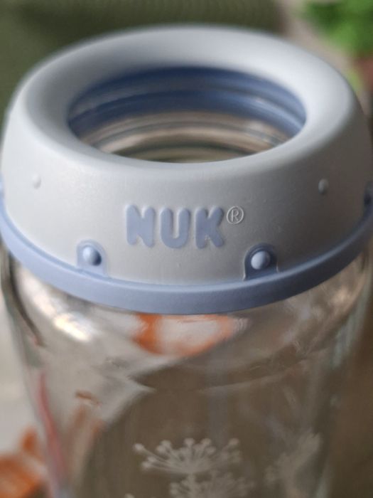 Бебешко шише NUK с 2 биберона S
