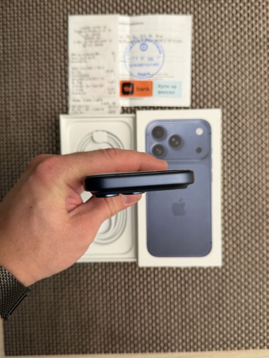 НОВ! *ЛИЗИНГ* iPhone 17 Pro 256Gb Deep Blue 24М ГАРАНЦИЯ