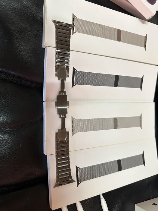 Link Bracelet Slate 46mm Milanese Anker MagGo Trackpad Transp. Gratuit