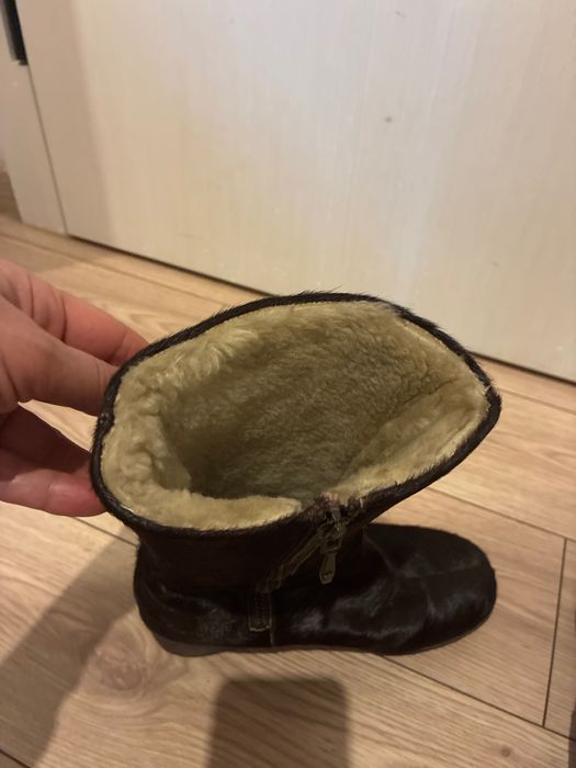 Боти с естествен косъм от пони