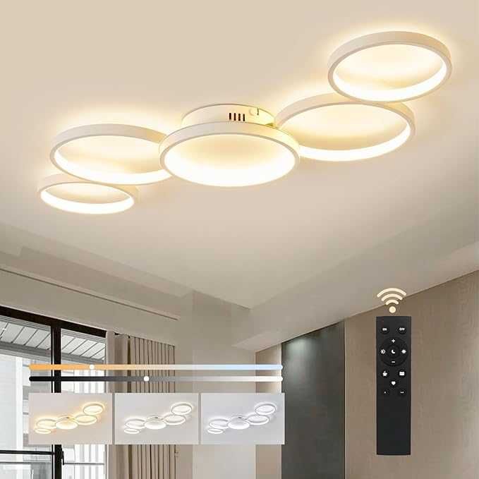 Lampă de tavan LED BAYHT pentru living, 3000K-6500K