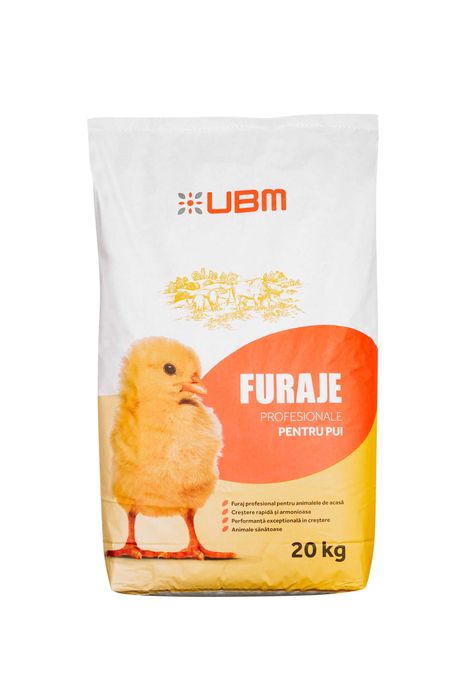 Furaj granulat profesional crestere pentru pui sac 20 kg