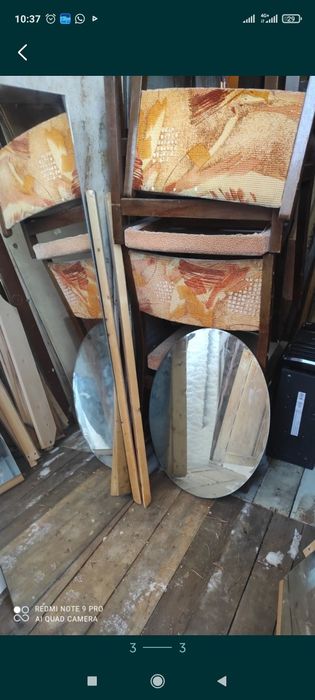 Зеркало и один   лист фольги..