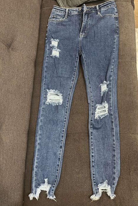 Дамски дънки размер L