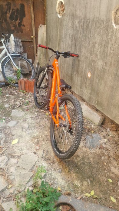 Rockrider bicicleta st500 portocaliu