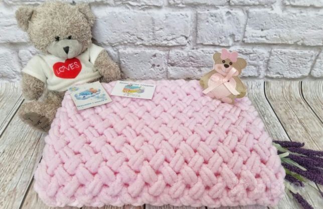 Плед ручная работа