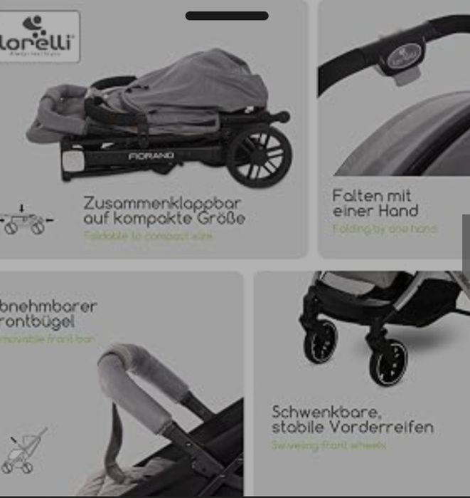 Carucior Lorelli Fiorano super light Nou