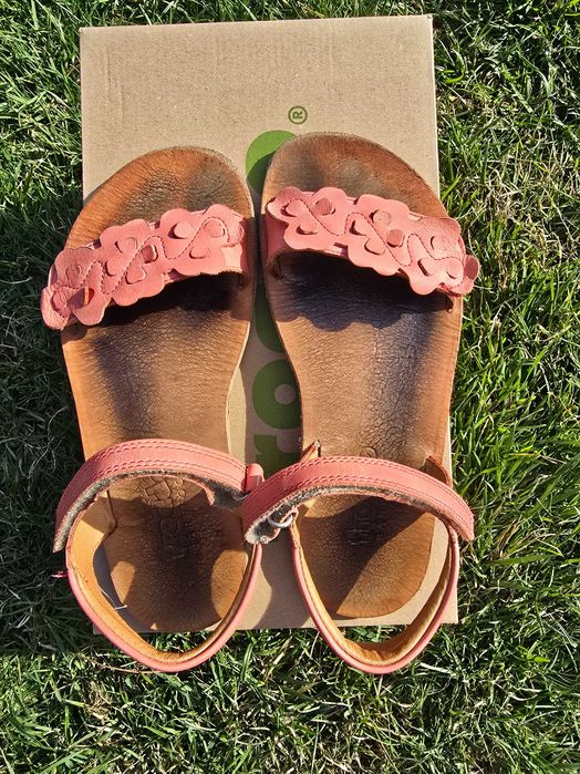 Дамски сандали Froddo barefoot flexy flowers Coral, номер 37