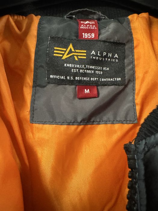 Мъжко зимно яке тип бомбър Alpha Industries размер М