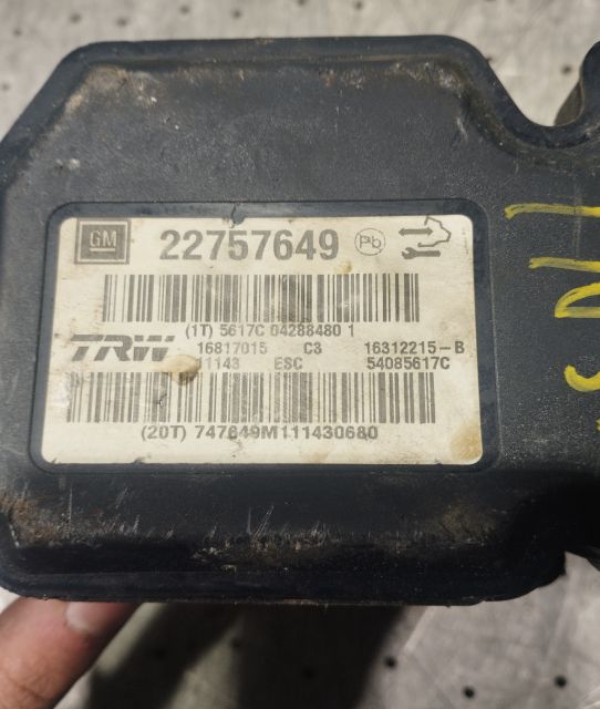 Pompa ABS 22757649 Opel Insignia A