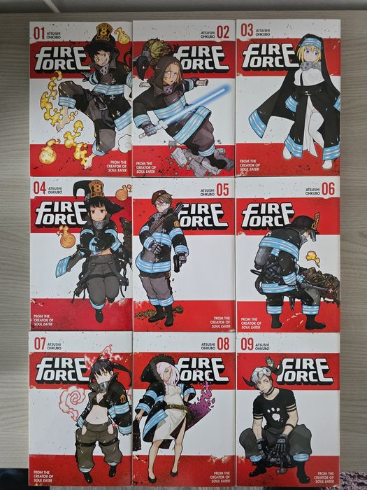 Fire Force Demon Slayer Bleach Chainsawman Attack on Titans Fairytail