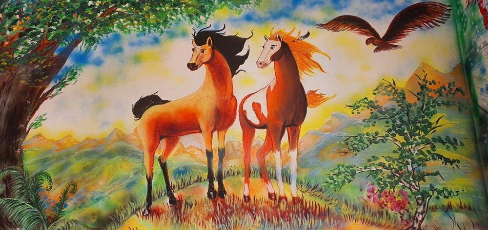 Pictura decorativa murala ,pereți,cluburi,grădinițe,camere copii etc