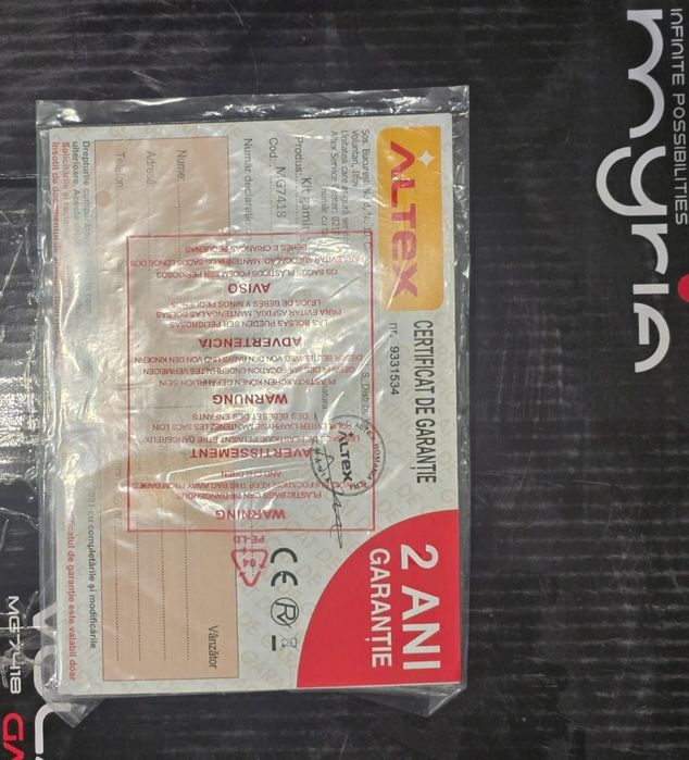 Vand volan gaming myria mg7418 cu 2 ani garantie