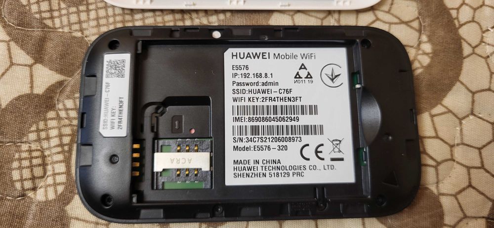 HUAWEI 4G WiFi Modem E5576  150 MBs liber de retea